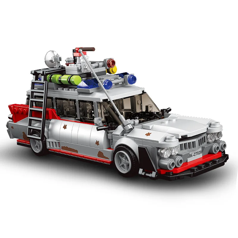 MOULD KING 10021 Ghost Hunting Bus Model Building Blocks 603PCS ABS Plastic Mini Bricks Assembly Toys For Boys Educational Gifts