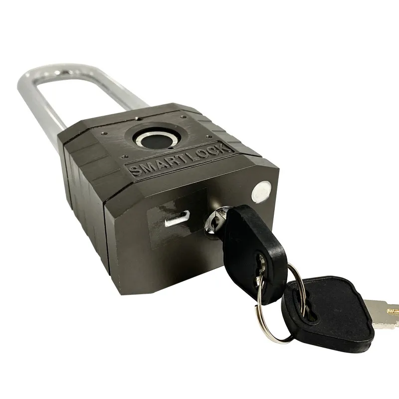 USB Charging Waterproof and Dustproof Security Smart Fingerprint Padlock Warehouse Door Lock