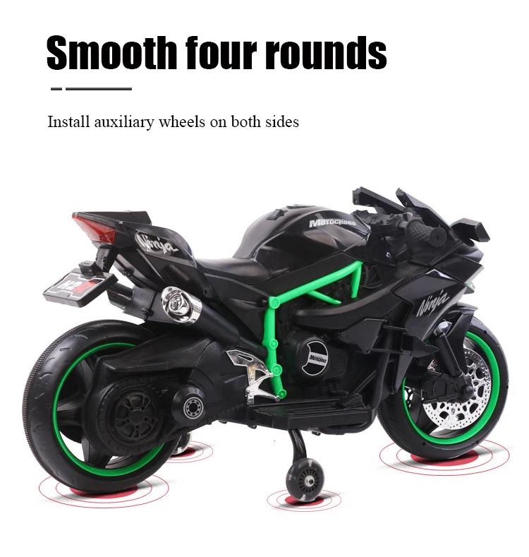 
Large size Two wheel rubber tire kids electric motorcycle/kids ride on motorcycle 