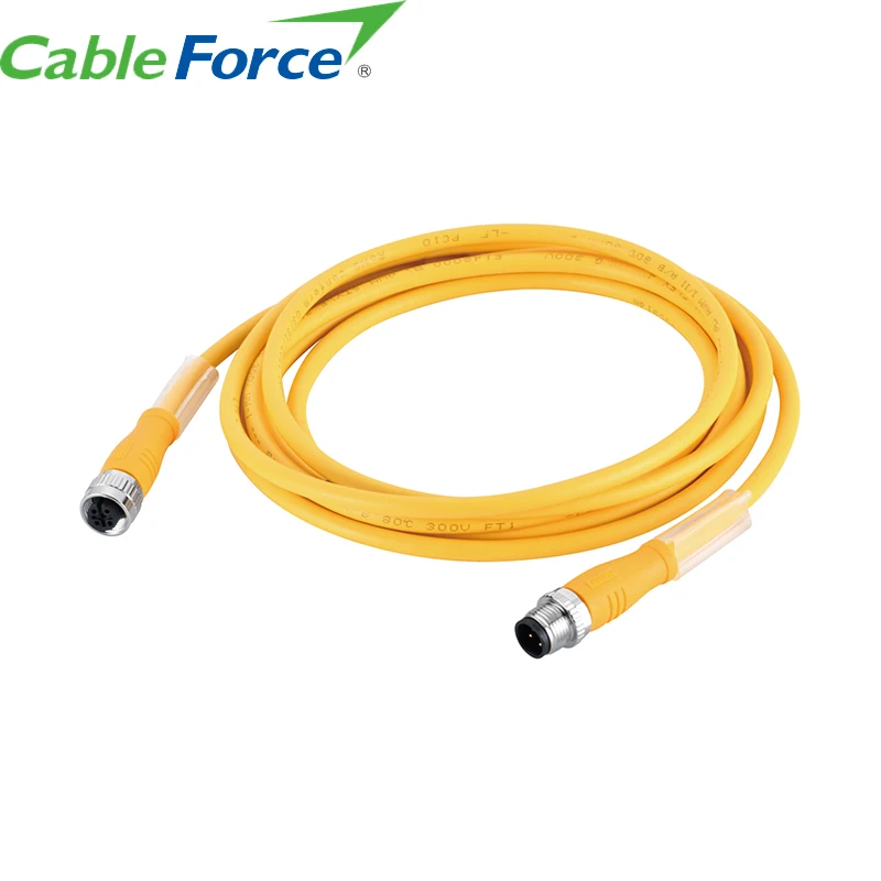 Cableforce заменить на грузовик RKC4.4T-5-RSC4.4T/попробовать M12 код мужского и женского пола 4-контактный разъем водонепроницаемый литой с кабелем 2М