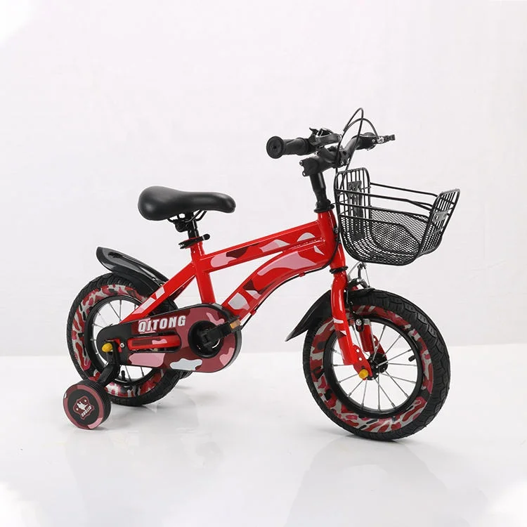 Qitong product four wheel toy bicycle/nice looking girls 12 inch bike pictures/Beautiful little kids bicycle