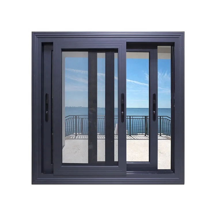 Cheap Price Aluminium Profile Glass Windows Aluminum Alloy Frame Horizontal Sliding Window
