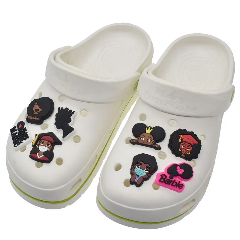 Shoe Decorative Accessories PVC Soft Rubber  Beach Garden Shoes Accessories Shoe charms
