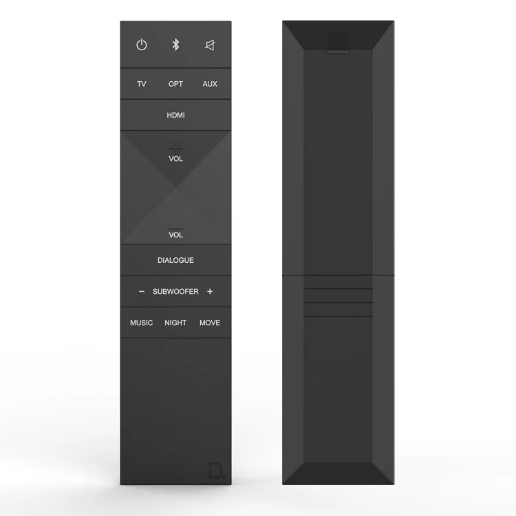 High 22 keys IR/BLE/2.4G/RF remote control for tv projector