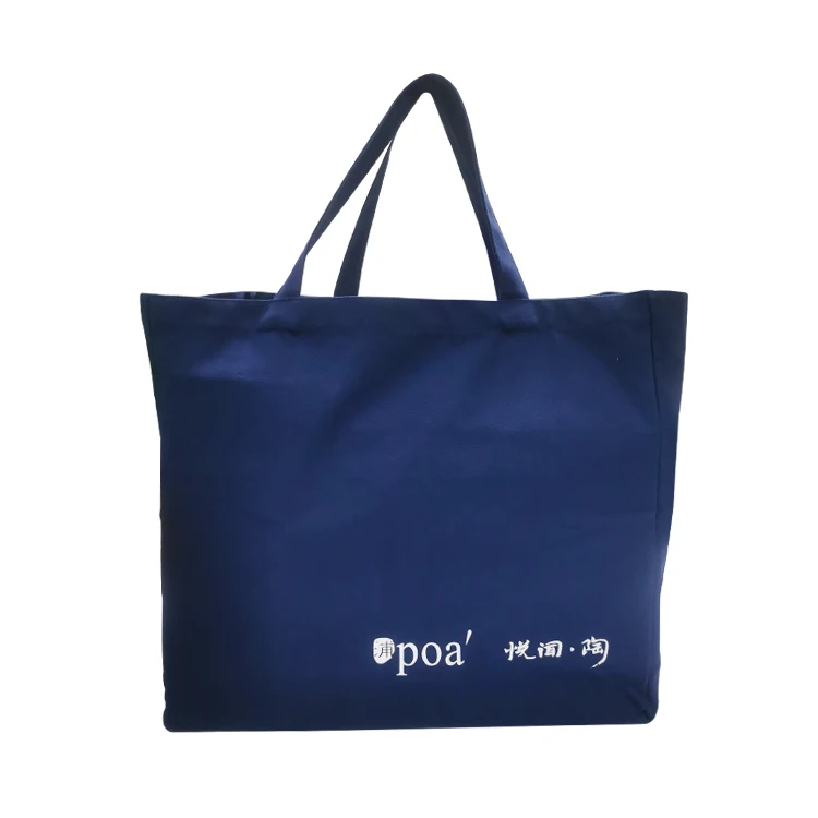 Custom oversize canvas bag large home  packaging shopping bag cotton canvas tote shopping bag