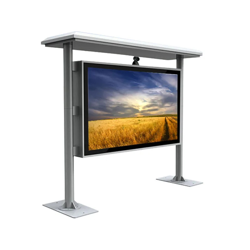 55 Inch Outdoor Triple screen  Lcd Digital signage Drive-thru Menu Boards Outdoor Advertising Lcd Display