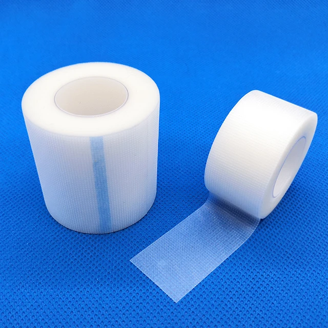 Manufacturer custom clear waterproof transparent surgical medical PE tape for tubing retention