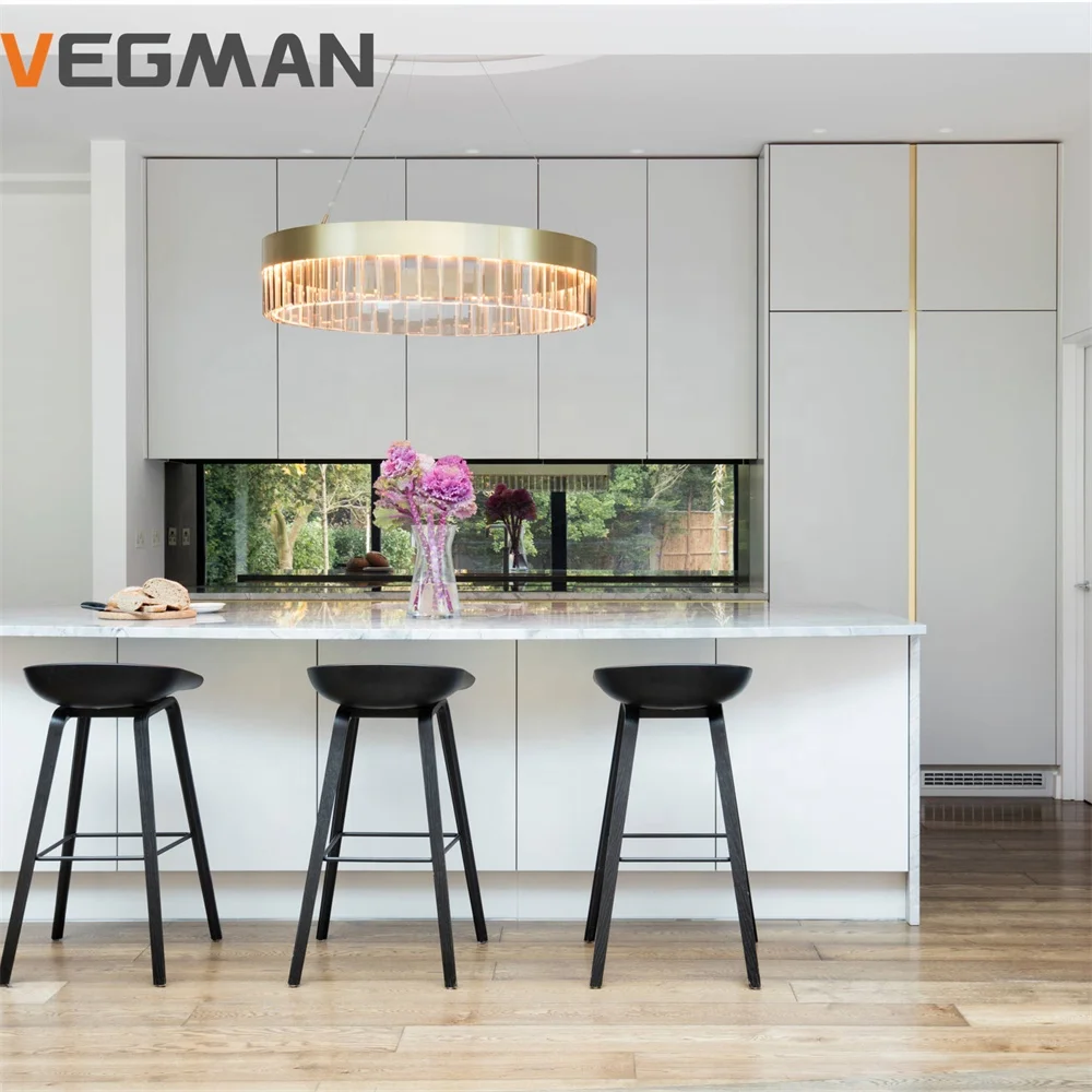 modular modern design water resistant kitchen cabinet pull out storage smart cupboard