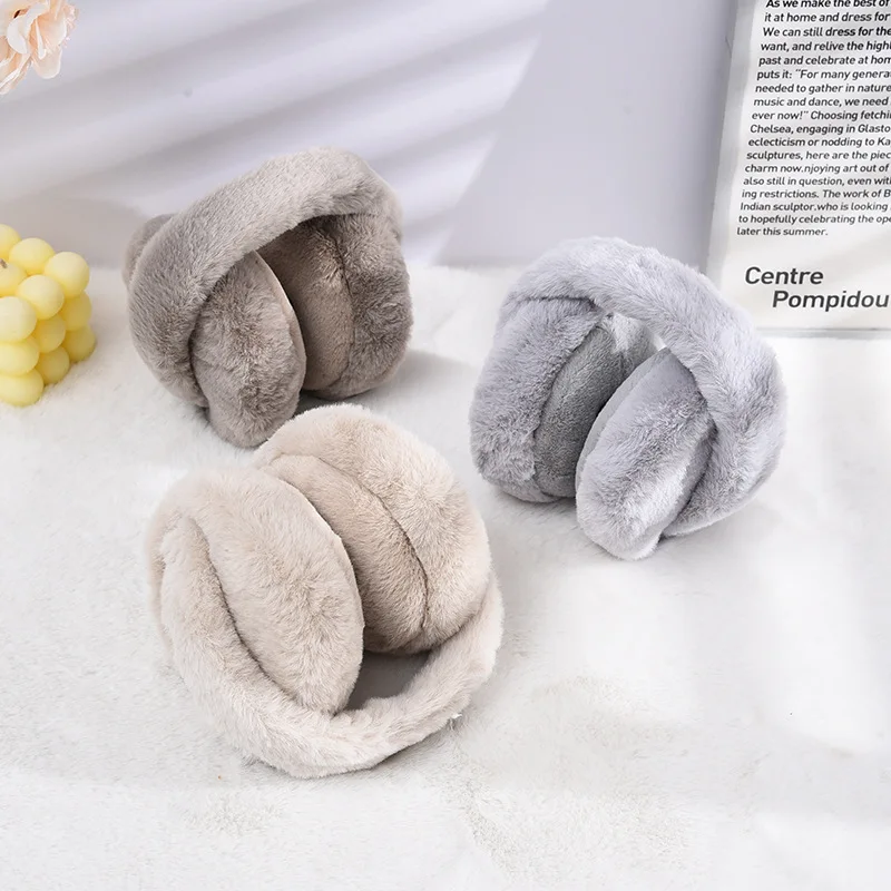 Winter Plush Earphone Wireless Headphone With Classic Color Soft Earmuff Headsets