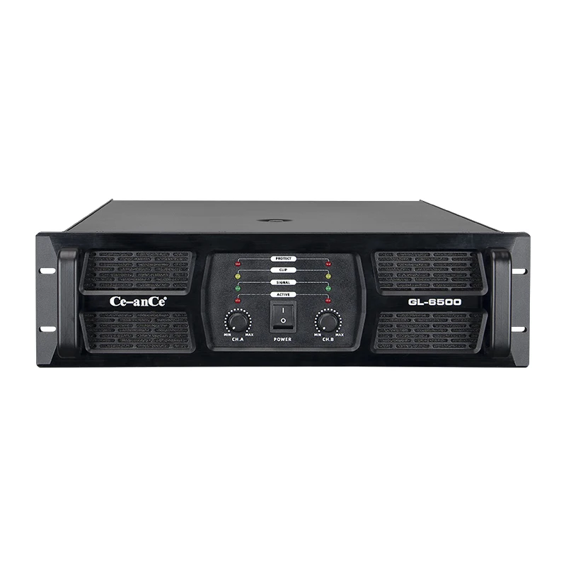 Dragonstage Hot sale Pro sound audio Class  AB power amplifier with 2 channel 3U 1800W