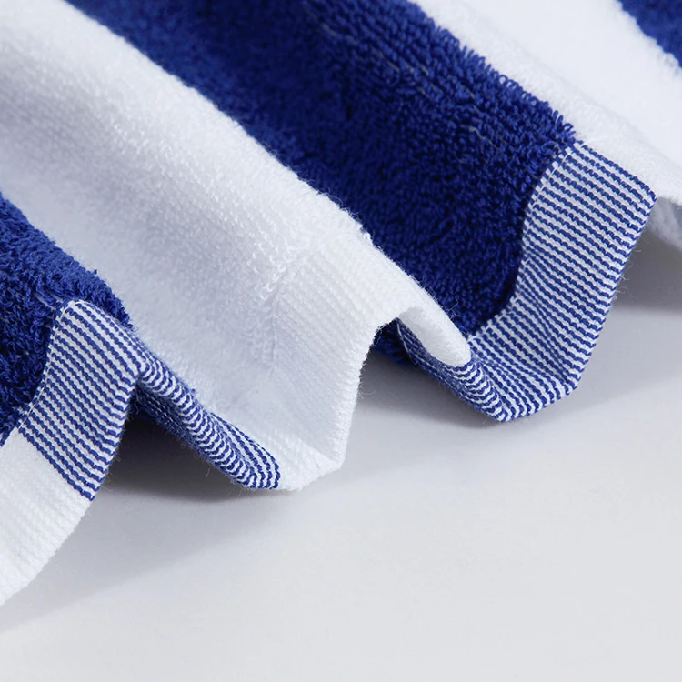 LinenPro Personalized Cabana Stripe Beach Towel for Hotel