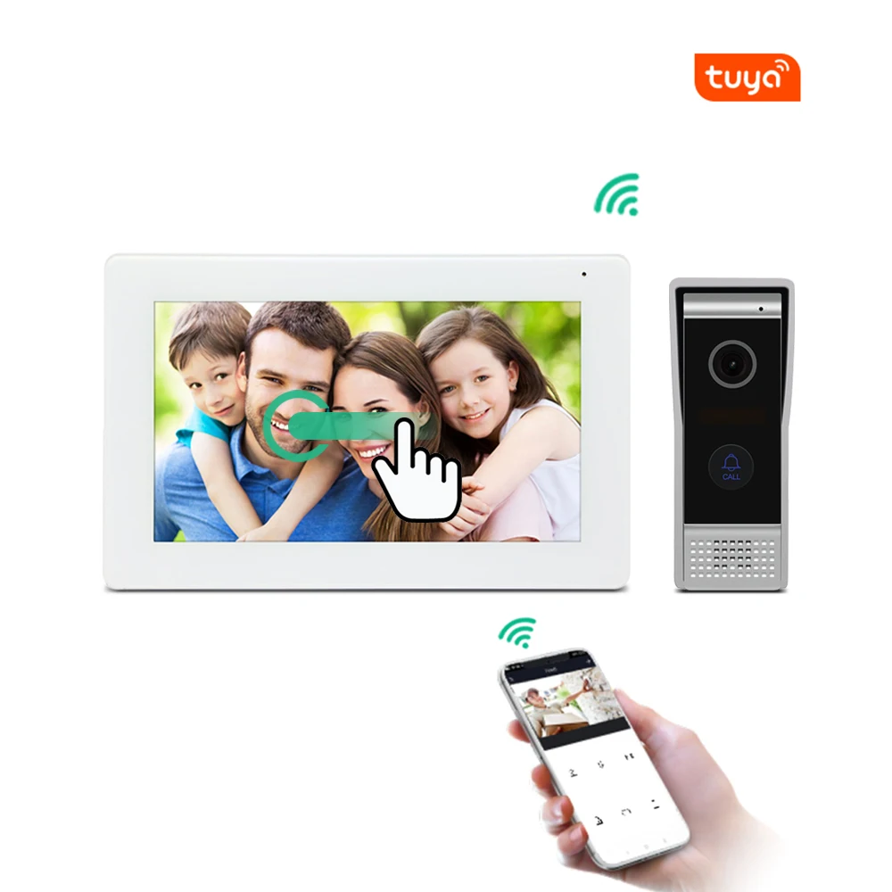 face recognition wifi doorbell fingerprint scanner smart lock fingerprint reader intercom