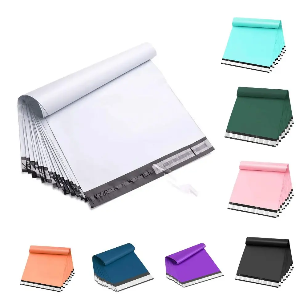 Custom Logo All Over Printed Poly Plastic Mailers Envelope Packaging Sustainable Postage Delivery Custom Shipping Bag For Clothe
