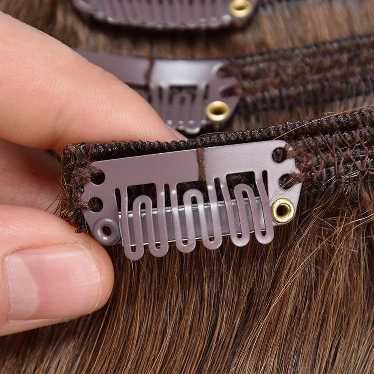 100% Human Hair Extensions Factory Vendor With Lace Clip Hair Extensions Wholesale Brazilian Braiding Hair Extensions For Woman