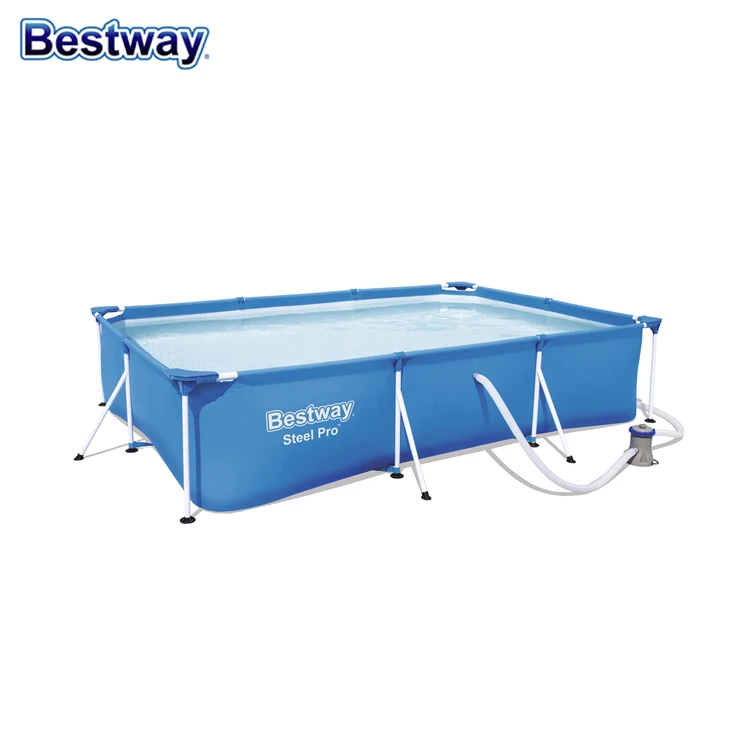 Large over ground metal frame swimming pool inflatable Water Tank steel pool for homes
