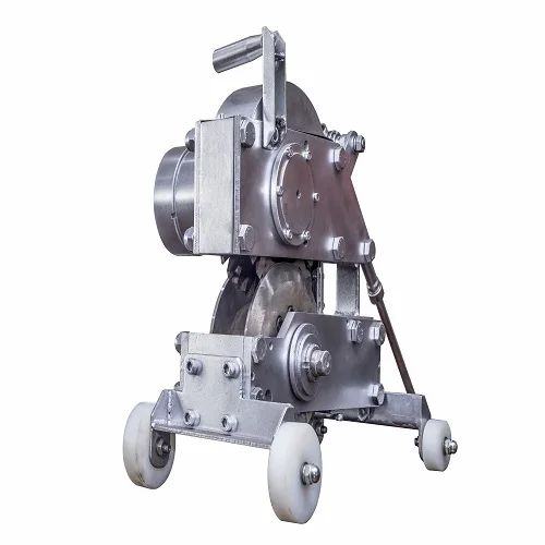 Steel cord conveyor belt cut machine