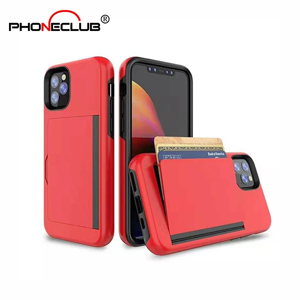 
Convenient Design card insert phone bag for Iphone XS, PC+TPU flip phone case for Iphone XS max case 