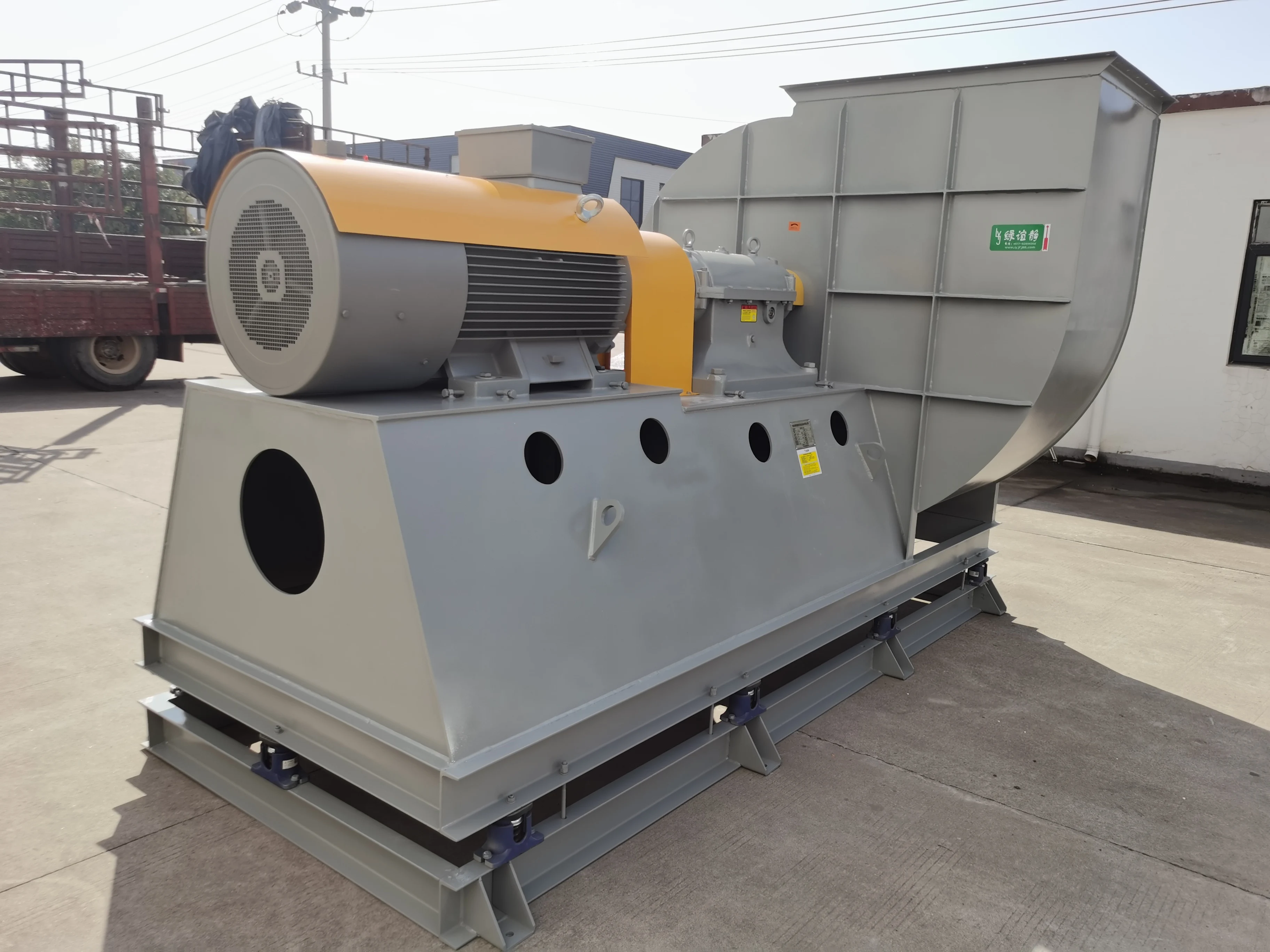 High CFM Stainless Steel Iron Steel Bearing Shaft-driven Type Centrifugal Exhaust Fan Blower