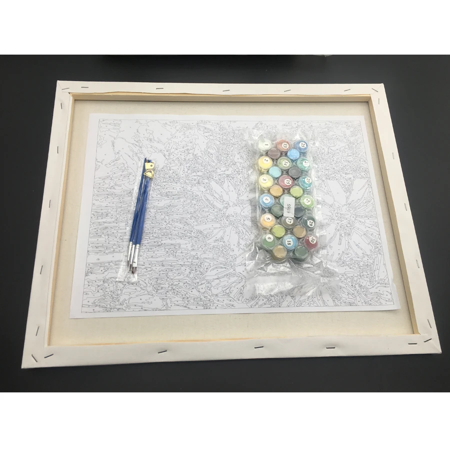 City Scenery Paint by Number for Adults Street Landscape Paint by Numbers for Beginner Night Scene Oil Painting for Home Decor