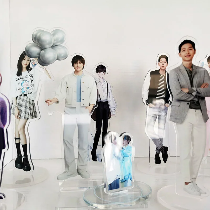 Boce Custom Acrylic Cartoon Anime Standee Fashion UV Printed Metal Alloy and Plastic Stand Premium Anime Figure Display