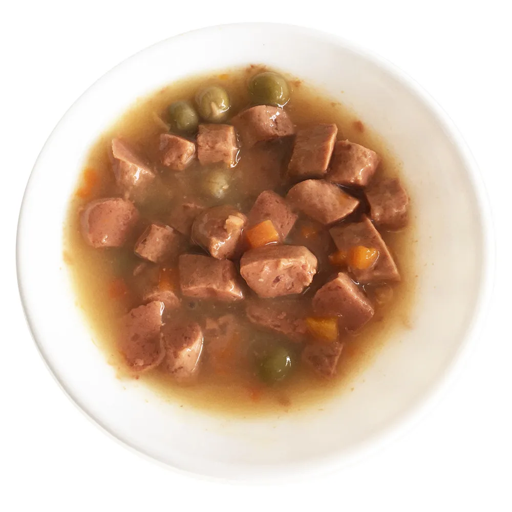 chicken/beef vegetable chunk flavor wet dog food canned food for dog