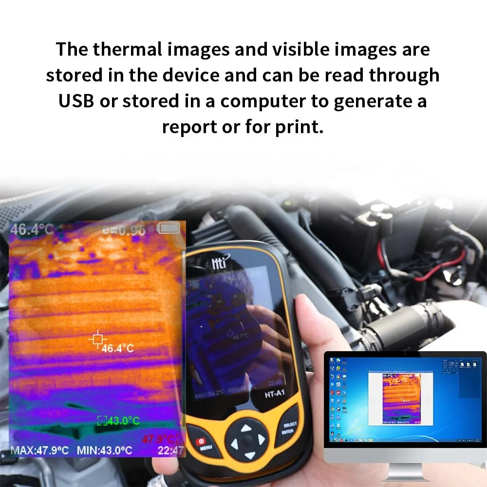  2021 Mini High Resolution Mobile Phone Thermal Imager with termal kamera for Android Cellphone Sale -20~65CN oem