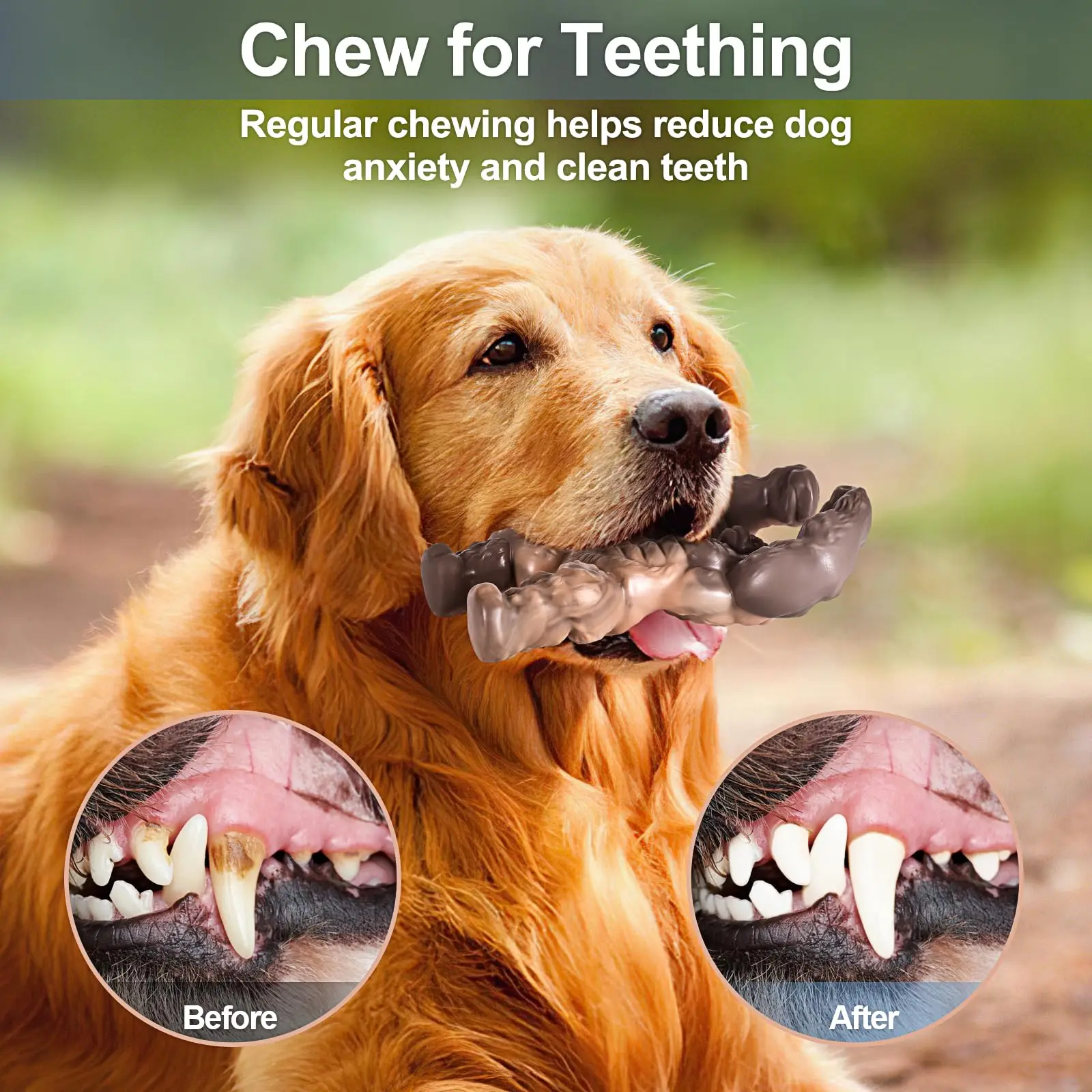Wholesale Unique Strong Gorilla Design Food Grade Nylon Dog Chew Toy For Aggressive Chewers Large Breed Dogs