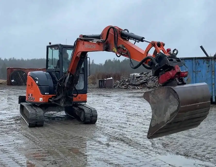 ZX55U-5A Mini Excavator Japan-made 5 ton Used  digger for sale