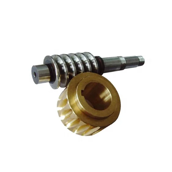 
Custom CNC Metal Gears Small Worm Gear Screw Shaft 