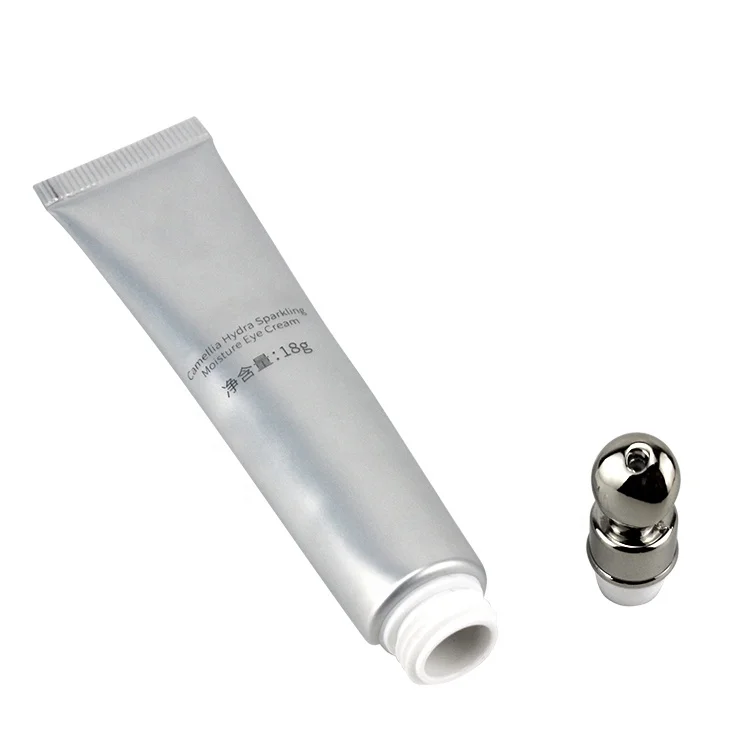 Factory customize 15ml 20ml 25ml d19 massage eye cream tube with ceramic applicator