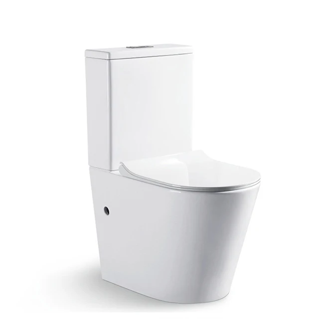 European style ceramic wc toilette sanitary bathroom toilets rimless wc closet floor mounted two piece toilet