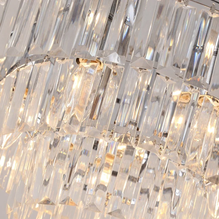 Zhongshan Classic Magnificent Dining Table Crystal Chandelier Italian Ceiling Italian Pendant Lights