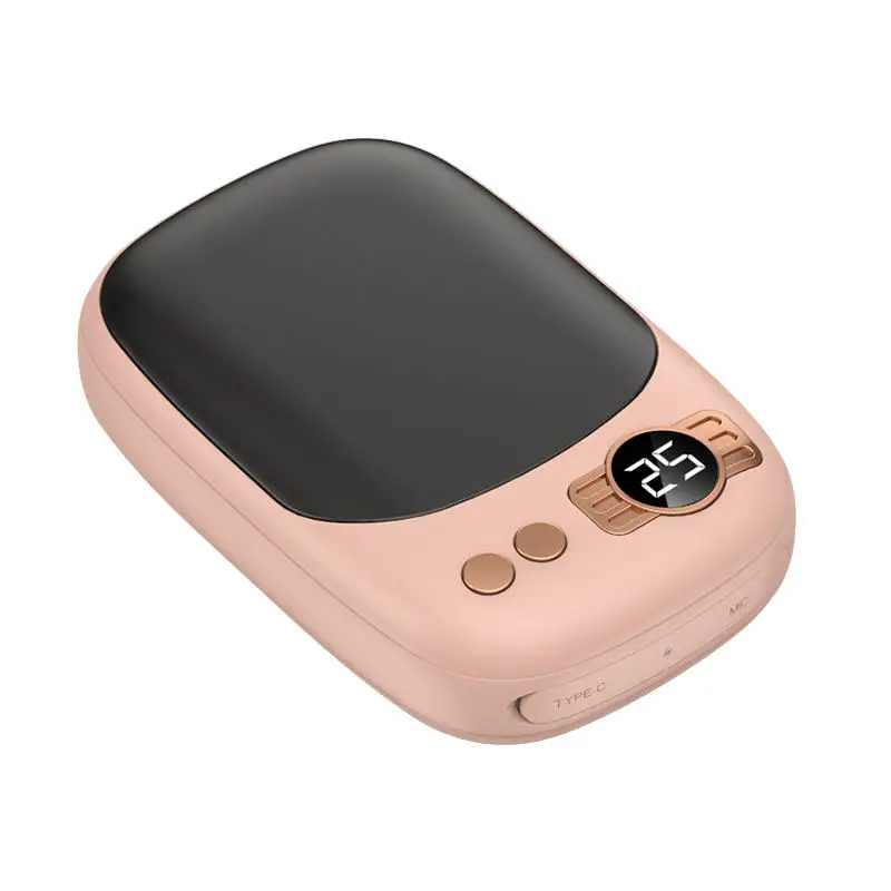Custom Hand Warmer Power Banks 10000 Mah Portable Led Fast Charging Hand Warmer Heat Pack Plastics Household Products Mold Maker