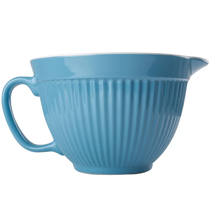 
Reusable High Fashion Unbreakable Melamine Mixing Bowl Set with Non-Skid Silicon Bottom 