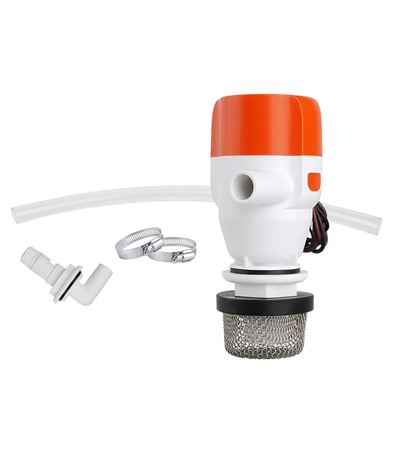 HYDJET High quality Livewell / Baitwell Pump 12 Voltage 600GPH Submersible pump Livewell Aerator Kit