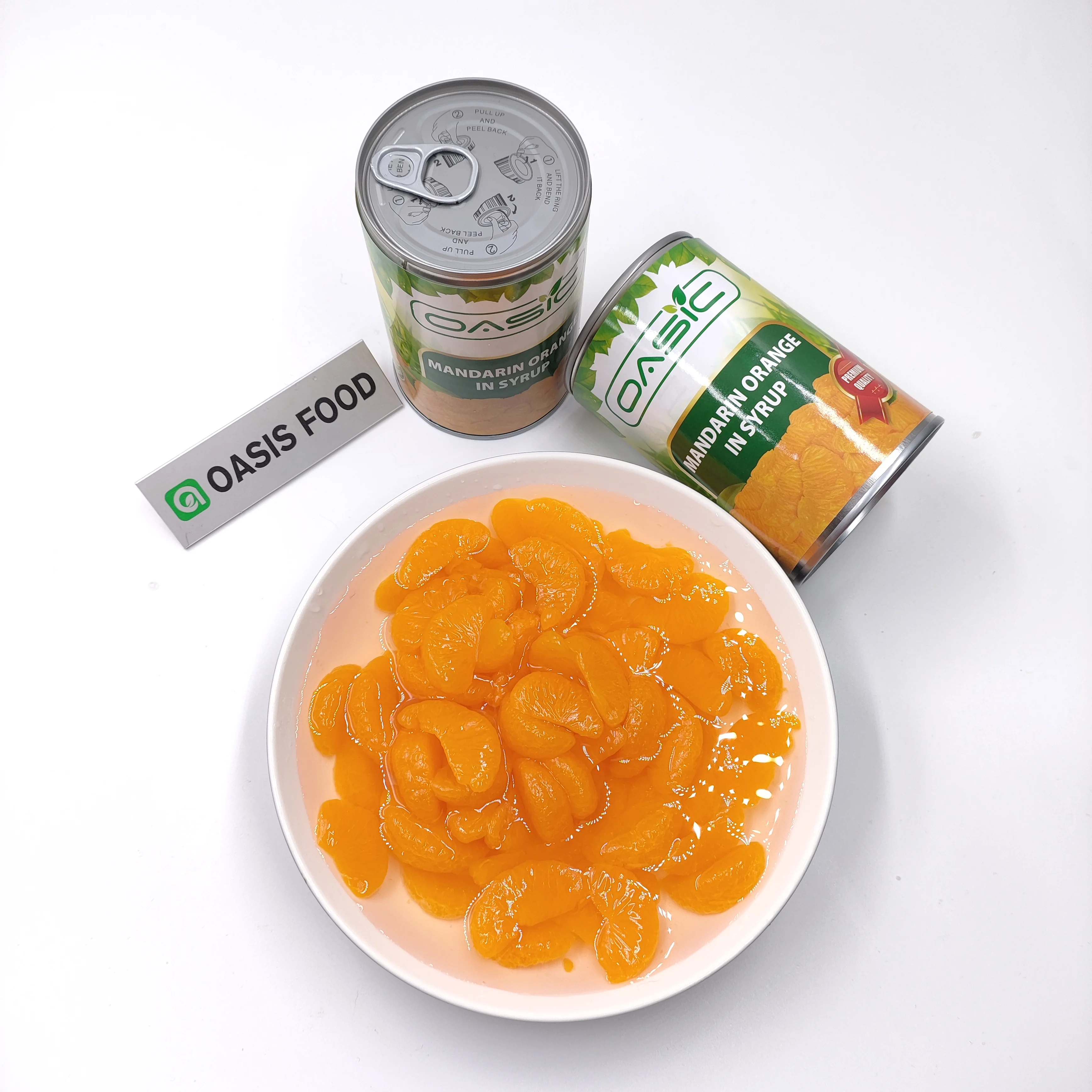 Factory Direct Supply Canned Mandarin in Sweet Syrup Canned Fruit Satsuma 425g OEM Service