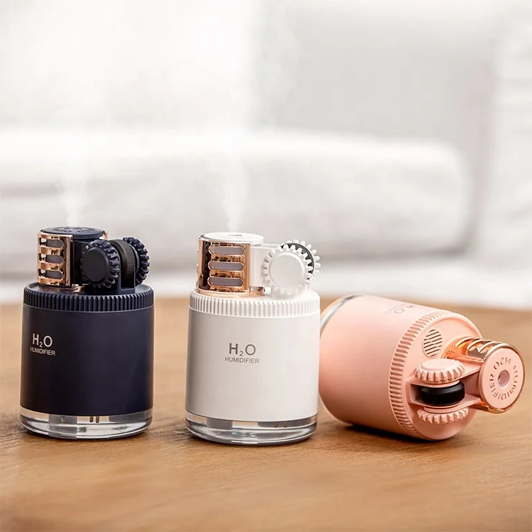 Nebulizer Diffuser H2o Cool Mist Portable Rechargeable Wireless Humidifier with Led Moon Lamp