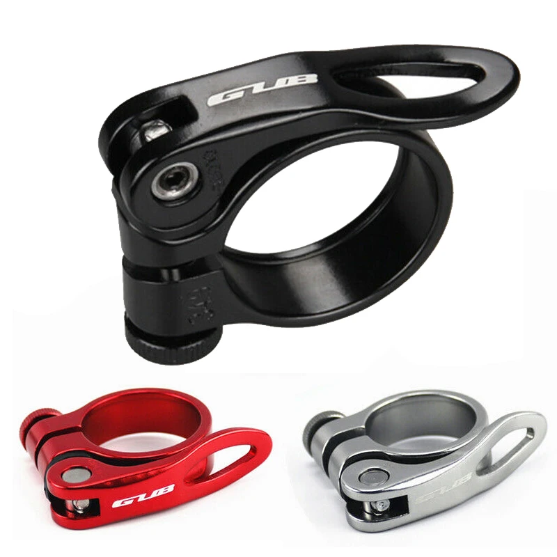 3094 Bicycle Seatpost Clamps 31.8/ 34.9mm Aluminium alloy Quick Release Mountain Road Bike Seatpost Clamp