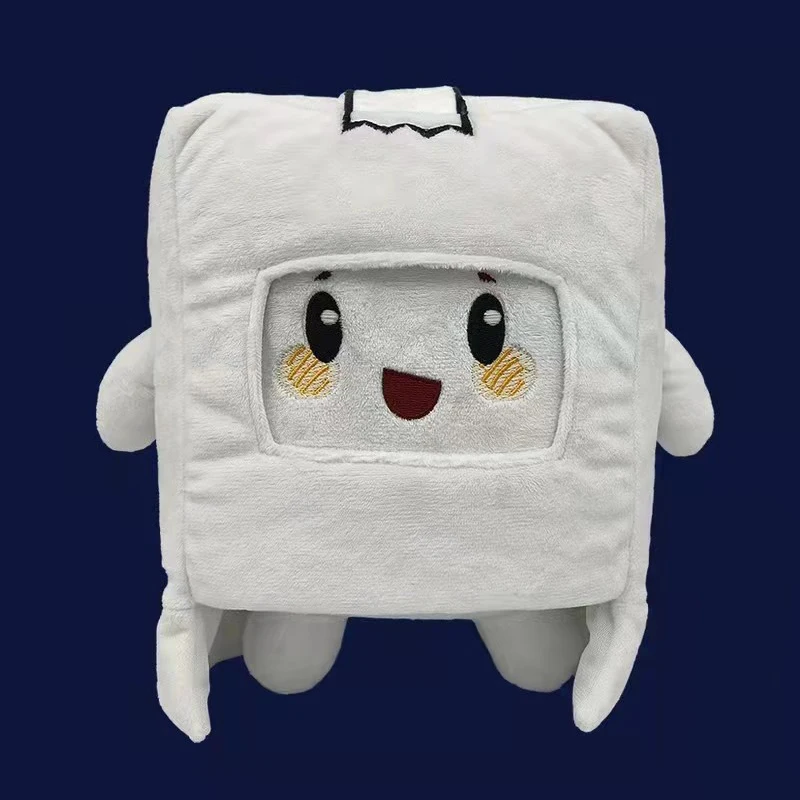 Lankybox Foxy Boxy Stuffed Doll Youtube Luminous Glow in the Dark Rocky Ghosty Plush Toys