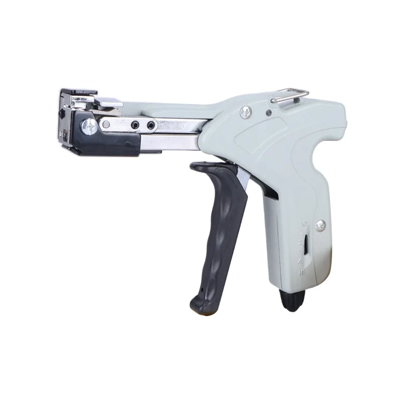 Cable Tie Gun Stainless Steel Zip Cable Tie Plier Bundle Tool Tensioning Trigger Action Cable Gun With Cutter