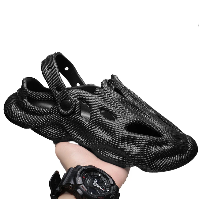 2024 Hedian wholesale High Quality New Fashion Designer Printed Casual Clogs Footwear Custom Wooden Clogs Shoes