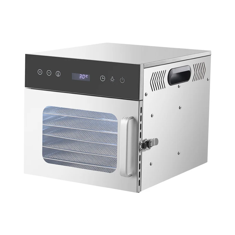 Высокоэффективная машина для обезвоживания пищевых продуктов сенсорный экран 6 лотков сухофруктов