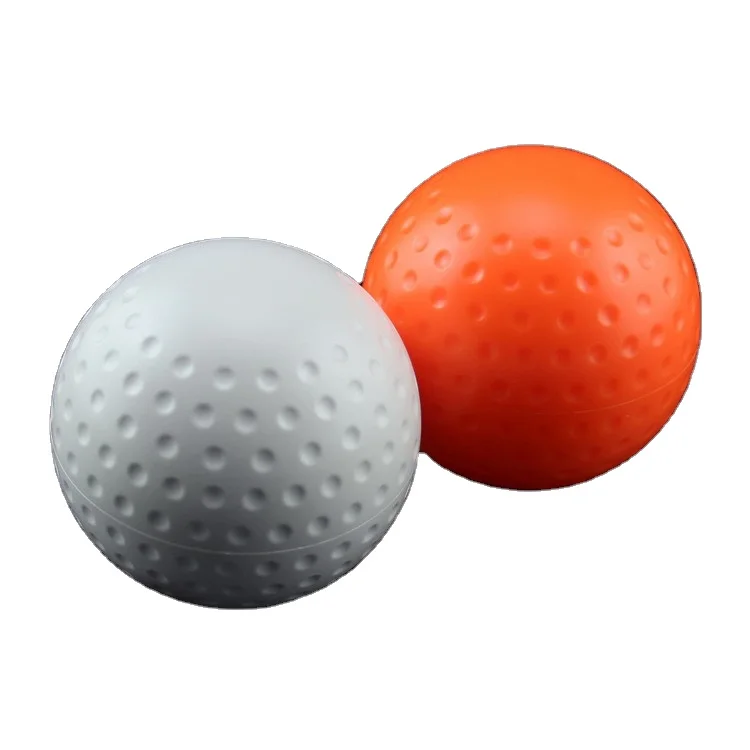 High Quality Sport PVC White Color Dimple Hollow Field Match Hockey Ball