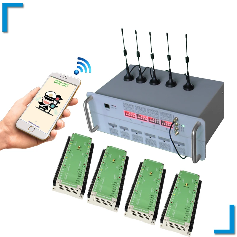 Traffic Control Equipment Remote Control Road Temporaly Street Traffic Light Light Controller Equipment