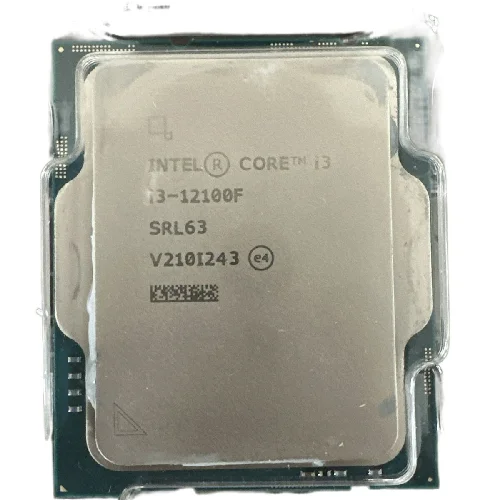 Intel Core i3-12100 i3 12100 3.3 GHz 4-Core 8-Thread CPU Processor Intel 7 L3=12M 60W LGA 1700 Sealed new and with cooler