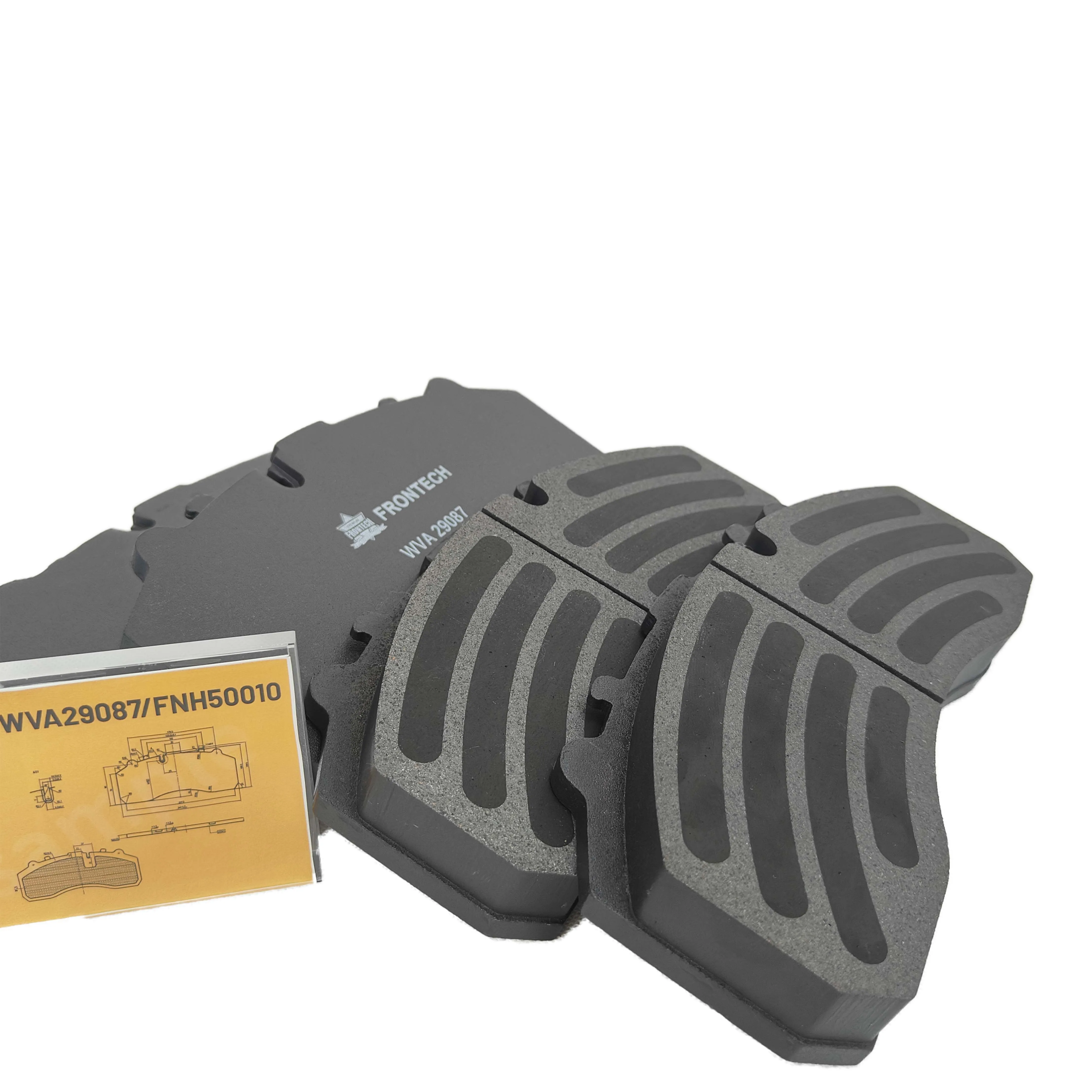 2019-2024 карбоновые тормозные колодки для грузовиков, облицовка тормозных колодок для Mercedes Benz Hino Scania Truck Textar