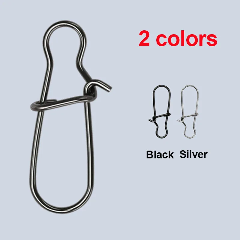 0# 1# 2# 3# 4# 5# 6# 7# 8# Snap Outdoor Fishing Clip Stainless Steel Fishing Enhanced Pin Fishing Accessories