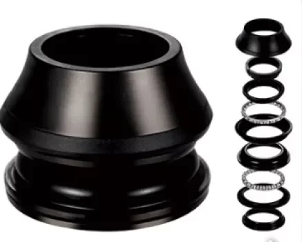 High Performance Black Steel Easy To Use Stem Cover Bicycle Headset 28.6/44/30 For Mountain Bike