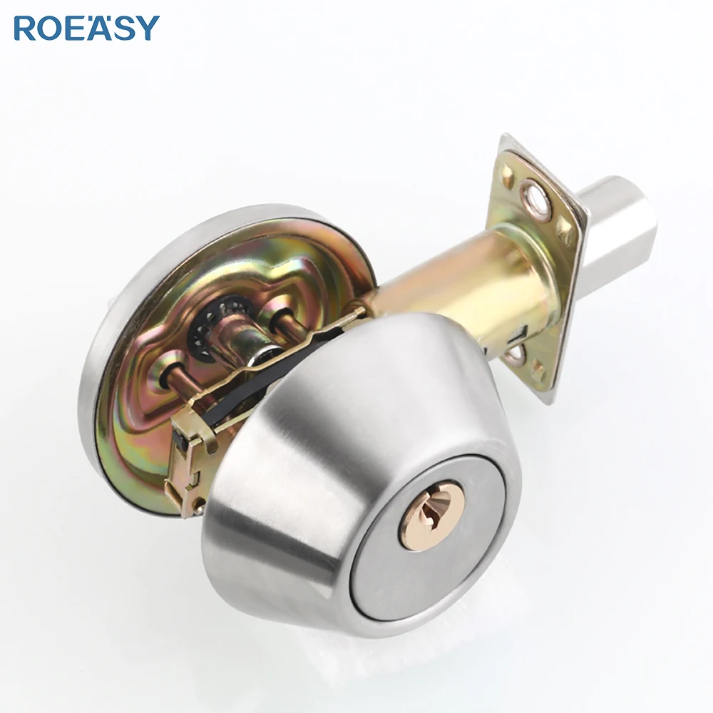 Roeasy Lock Dead Bolt Security Mortise Door Locks Cylinder Sash Latch and Deadbolt Mortise Door Lock
