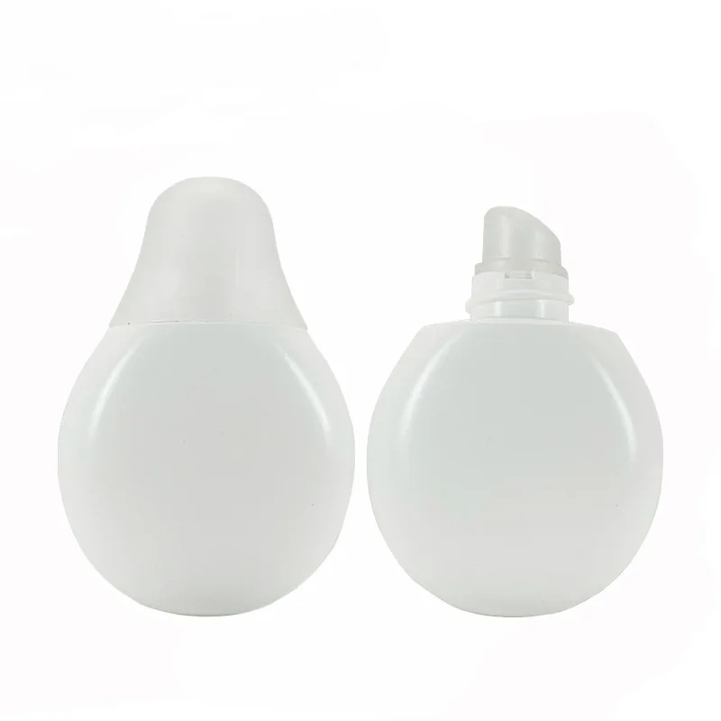 New 15ml Portable Lip Balm Packaging Plastic Bottle PET Material Small Bulb with Pump Sealing Type Coated Lip Film